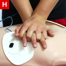 BLS Figure 8 H Resume CPR for two minutes starting with chest compressions